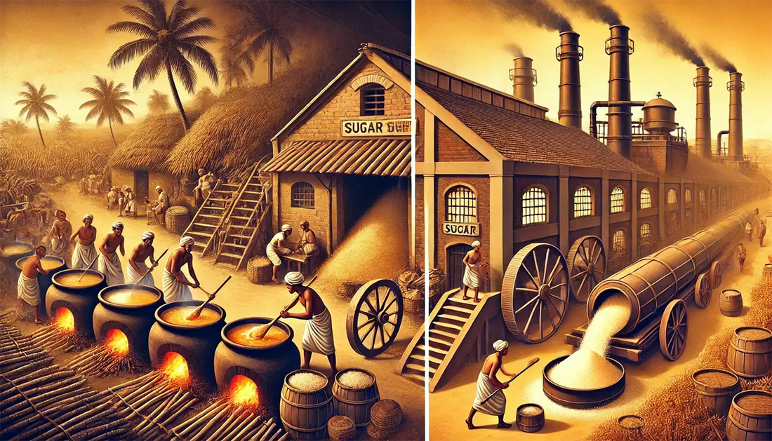 The impact of British rule on India’s traditional sugars: From jaggery to refined cane sugar