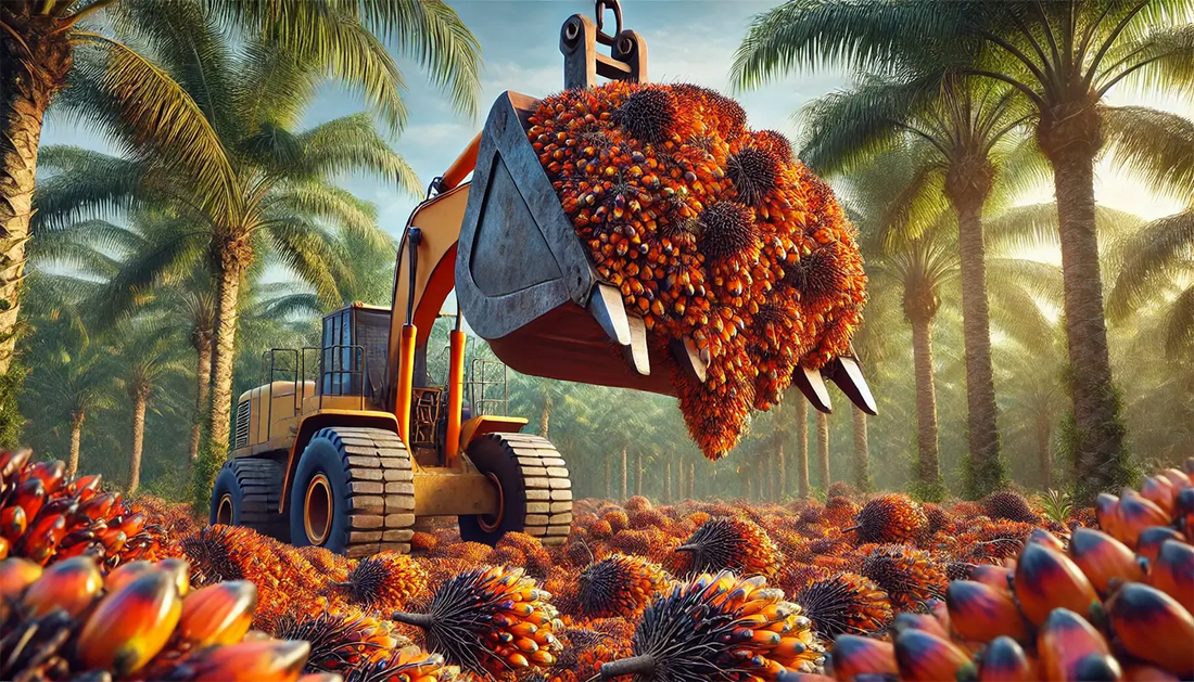 How palm oil is used in cooking, cosmetics, soaps, ice cream, and other products